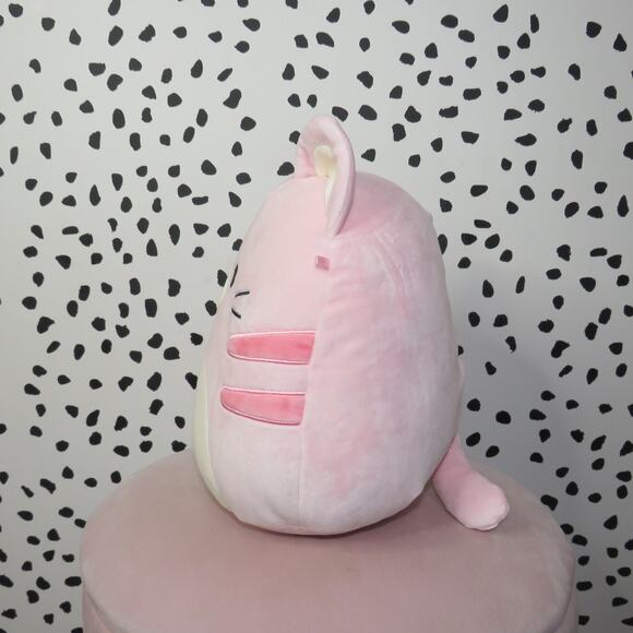 Kellytoy Squishmallows Laura the Pink Cat Plush Stuffed Toy - Picture 3 of 4